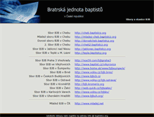 Tablet Screenshot of baptistcz.org
